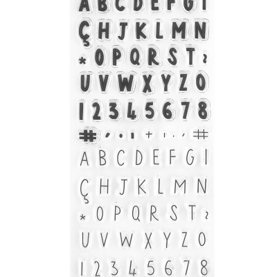 Carimbo Alfabeto Duplo | Lala Land | Lora Bailora