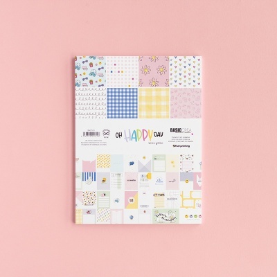Bloco 24 Papéis | 6x8 | Oh Happy Day | Sami Garra
