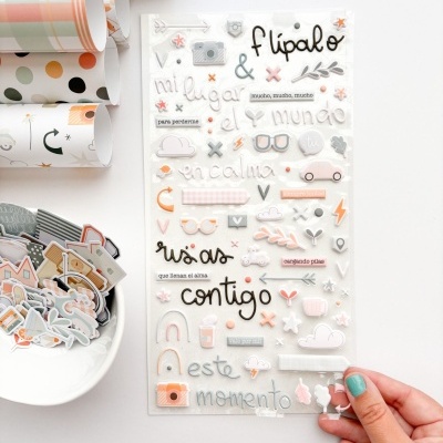 Autocolantes Puffy | Latte | Duna On