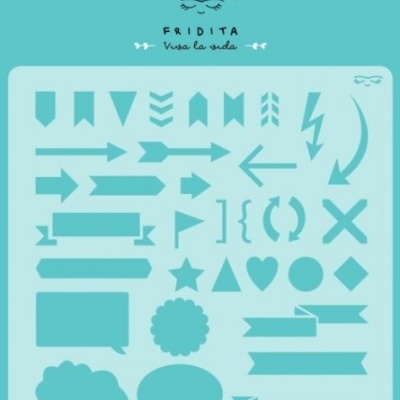 Stencil 15x15 | Bullet Journal | Fridita