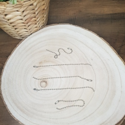 Correntes Bolinhas | Prata