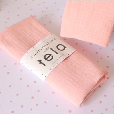 Tela Algodão Duplo | Rosa Pêssego | Alegría