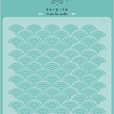 Stencil 15x15 | Arco Iris | Fridita