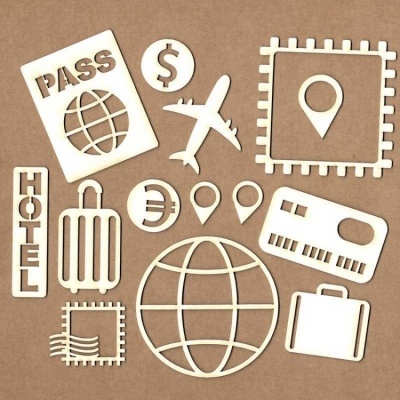 Chipboard | Viagem | Kora