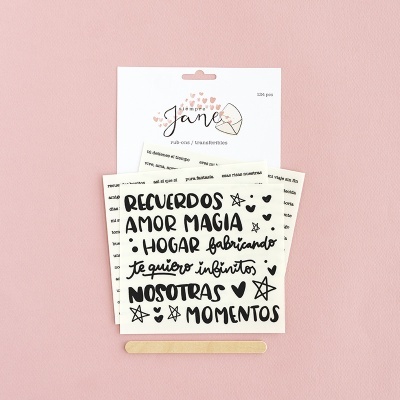 Rub-ons Transferiveis | Siempre Jane | Sami Garra