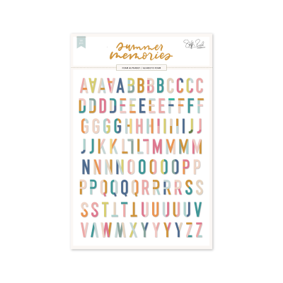 Alfabeto Puffy | Summer Memories | Lora Bailora