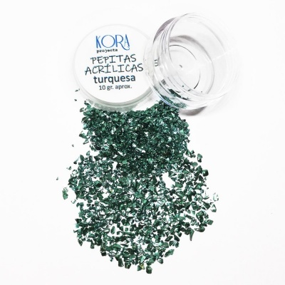 Pepitas Acrílicas | Turquesa