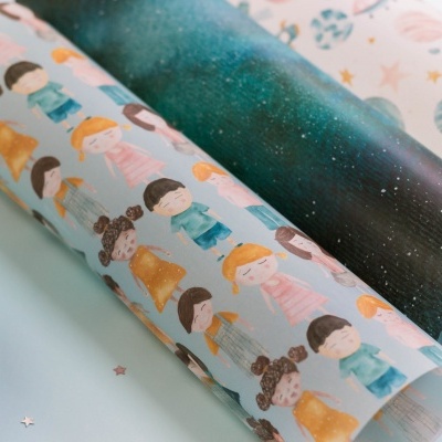 Pack Papel Vegetal | Galaxia | Karimópolis | Gigi´s Lab