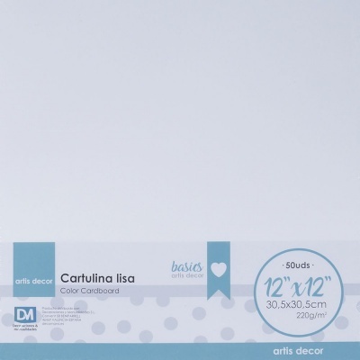 Cartolina 30x30 | Branco | Uni.