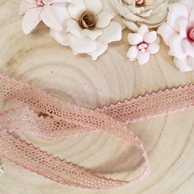 Renda Algodão | 15mm | Rosa Velho