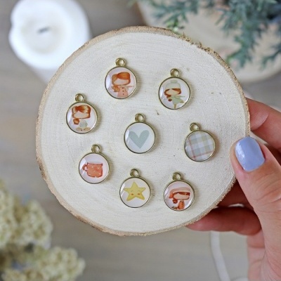 Charms Metálicos | Mazapán | Alua Cid