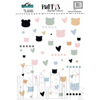 Autocolantes Puffy | Silhuetas | Ukiyo | Alejandra Valencia