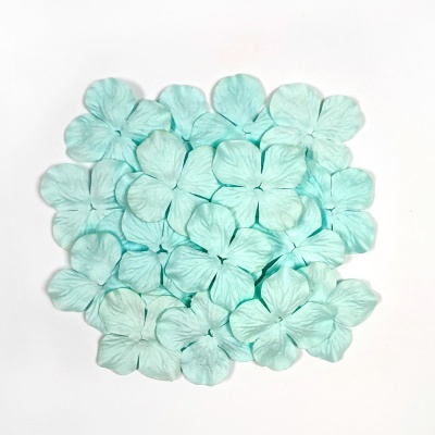 Flores Papel Toscana | Azul Celeste