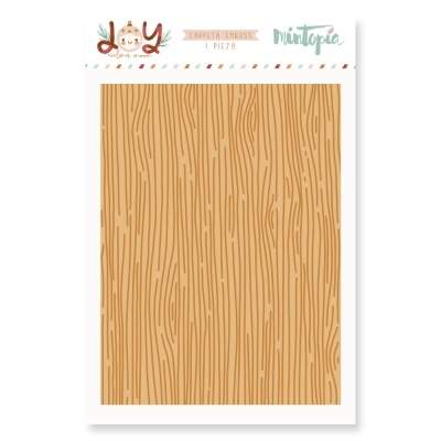 Placa Embossing | Madeira | Joy