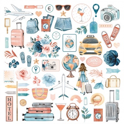 Folha Recortáveis | Trotamundos | Kora Projects