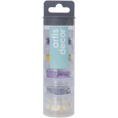 Conjunto 5 Caixas Lantejoulas | Lilas