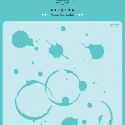 Stencil 15x15 | Manchas | Fridita