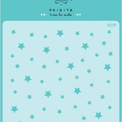 Stencil 15x15 | Estrelas | Fridita
