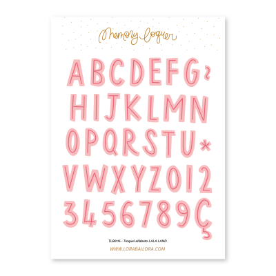 Cortante Alfabeto | Lala Land | Lora Bailora