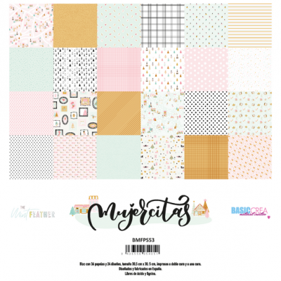 Bloco 36 Papéis | 12x12 | Mujercitas | The Mint Feather
