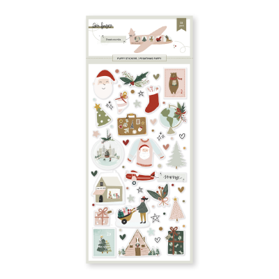 Autocolantes Puffy Ilustrações | Postcards | Lora Bailora