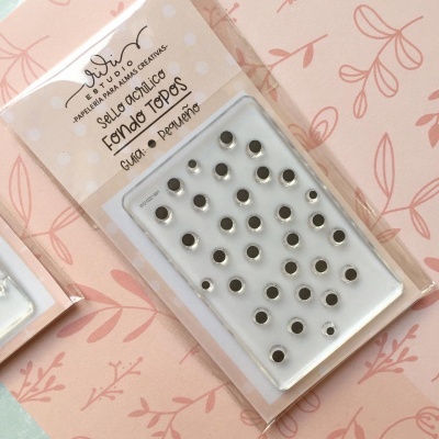 Carimbo | Fundo Pontinhos | Calma