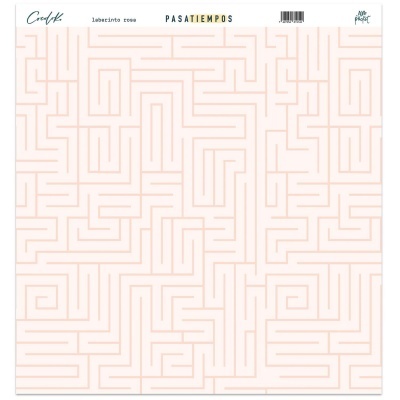 Papel 12x12 | Labirinto Rosa | Pasatiempos | Cocoloko
