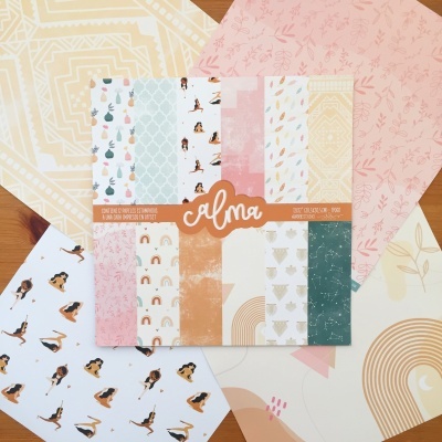 Bloco 12 Papéis | 12x12 | Calma