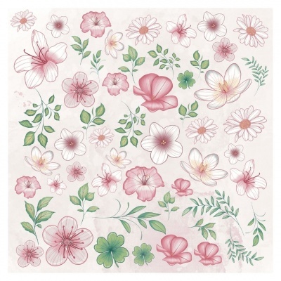 Folha Recortes Ramitas y Flores | Nórdica | Alazne Vales