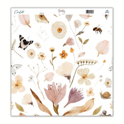 Papel 12x12 | Fauna | Peony | Cocoloko