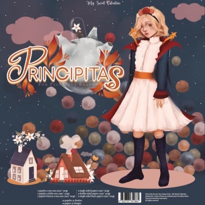 Bloco 24 Papéis | 12x12 | Principitas | Piccolina Brava