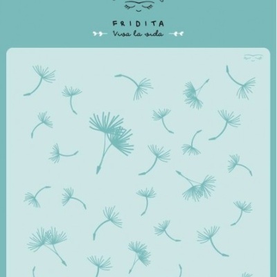 Stencil 15x15 | Dente de Leão | Fridita