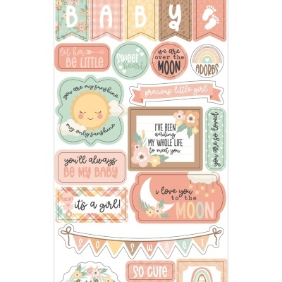 Chipboards | Frases | Our Baby | Girl