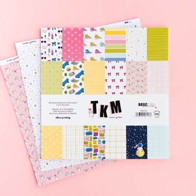 Bloco 12x12 | 18 Papéis | TKM | Sami Garra