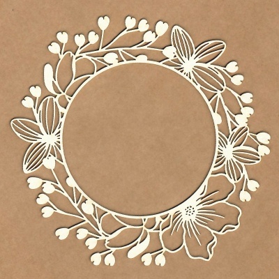 Chipboard | Moldura Circular Jardim Botânico | Kora Projects