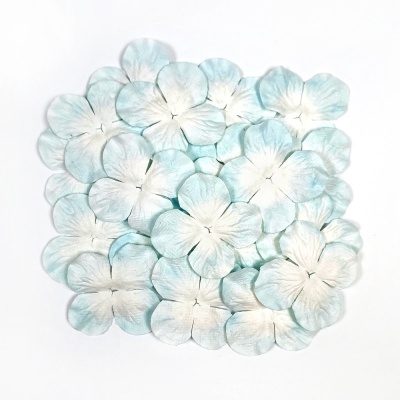 Flores Papel Toscana | Azul Bebe