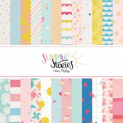 Bloco 36 Papéis 12x12 | Summer Stories