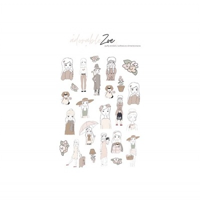 Autocolantes Puffy | Alua Cid | Adorable Zoe 2.0