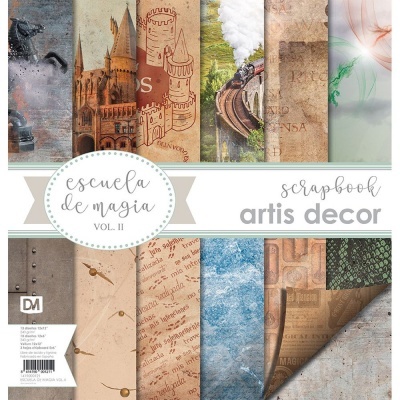 Bloco 12x12 + Kit Coleção | Escola de Magia