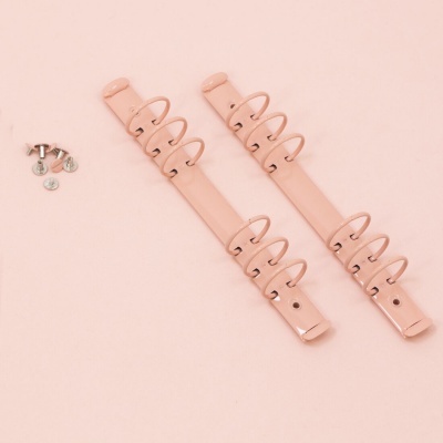 Mecanismo 6 Anéis Encadernação | Rosa