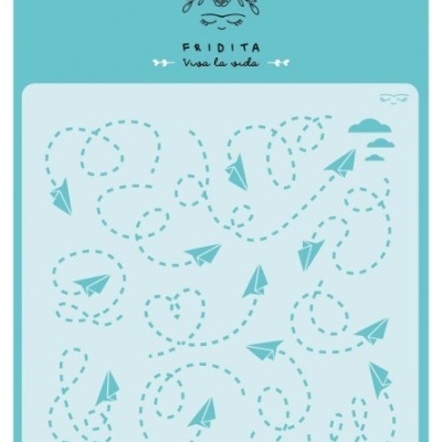 Stencil 15x15 | Aviões | Fridita