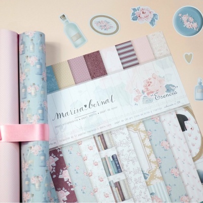 Bloco 12 Papéis | 12x12 | Essência | Marisa Bernal