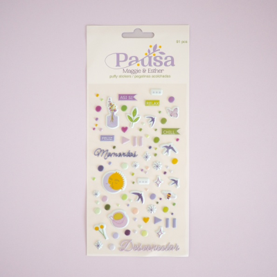 Autocolantes Puffy | Pausa | Maggie &. Esther