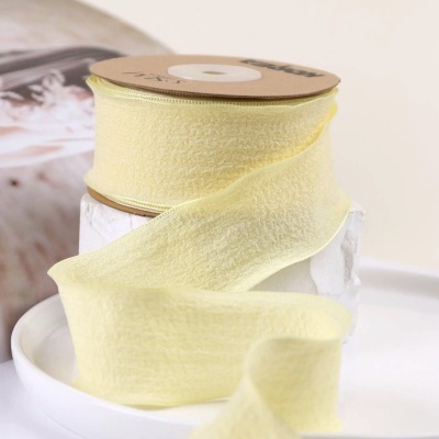 Fita Seda | Amarelo | 40mm