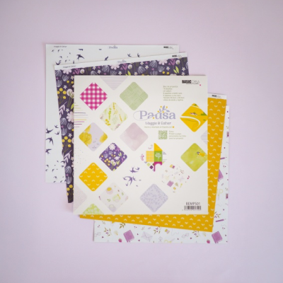 Bloco 12 Papéis | 12x12 | Pausa | Maggie & Esther