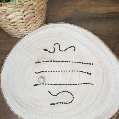 Correntes Bolinhas | Preto