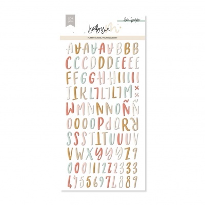 Alfabeto Puffy | Rosa | Baby M | Lora Bailora