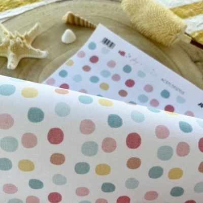 Tela Encadernar | Bolinhas | Playa o Piscina