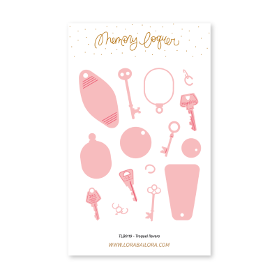 Cortante Llavero | Lala Land | Lora Bailora