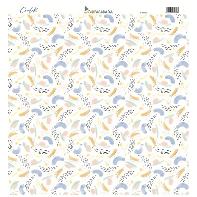Papel 12x12 | Samba | Copacabana | Cocoloko